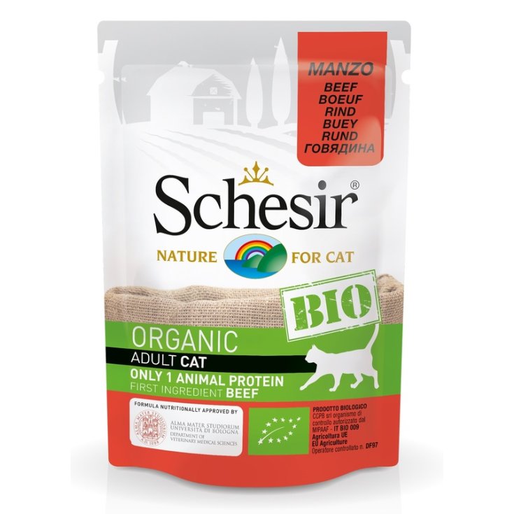 SCHESIR BIO CAT BEEF 85G