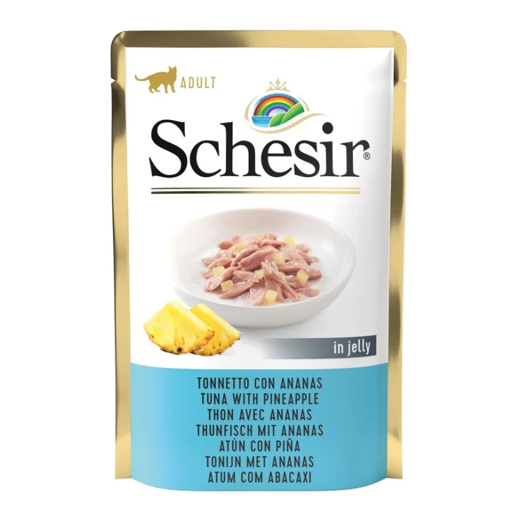 SCHESIR CAT TONN PINEAPPLE 85G