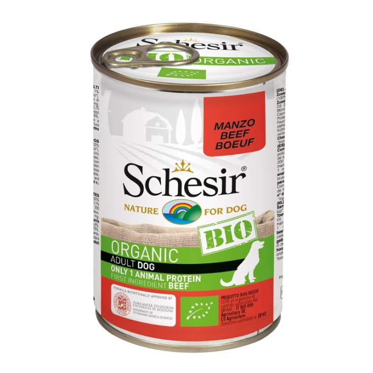 SCHESIR BIO DOG BEEF 400G