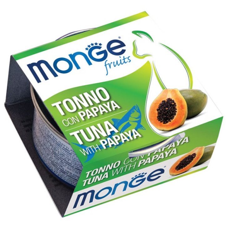 MONGE FRUITS TUNA WITH PAPAYA80G