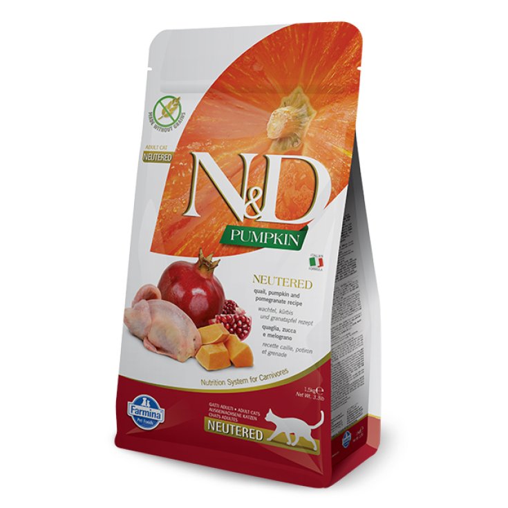 N&D CAT PUMPKIN NEUT QUAIL 5KG