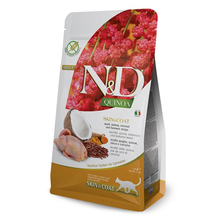 N&D CAT QUINOA SK&CO QUAIL 5KG