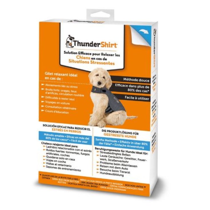 THUNDERSHIRT DOG GRAY L EU