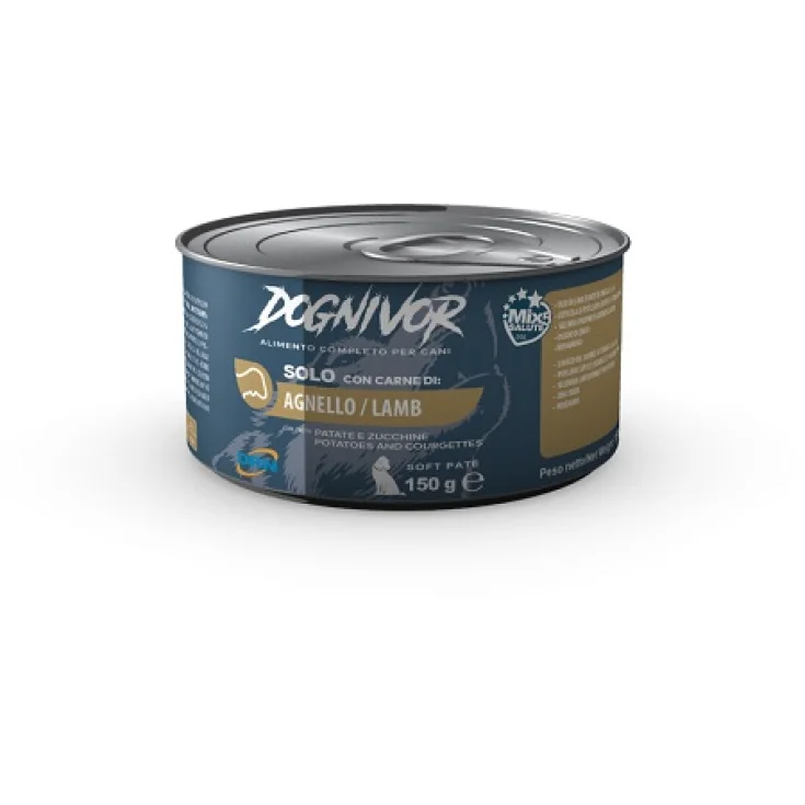 DOGNIVOR LAMB PAT/SUGAR150G