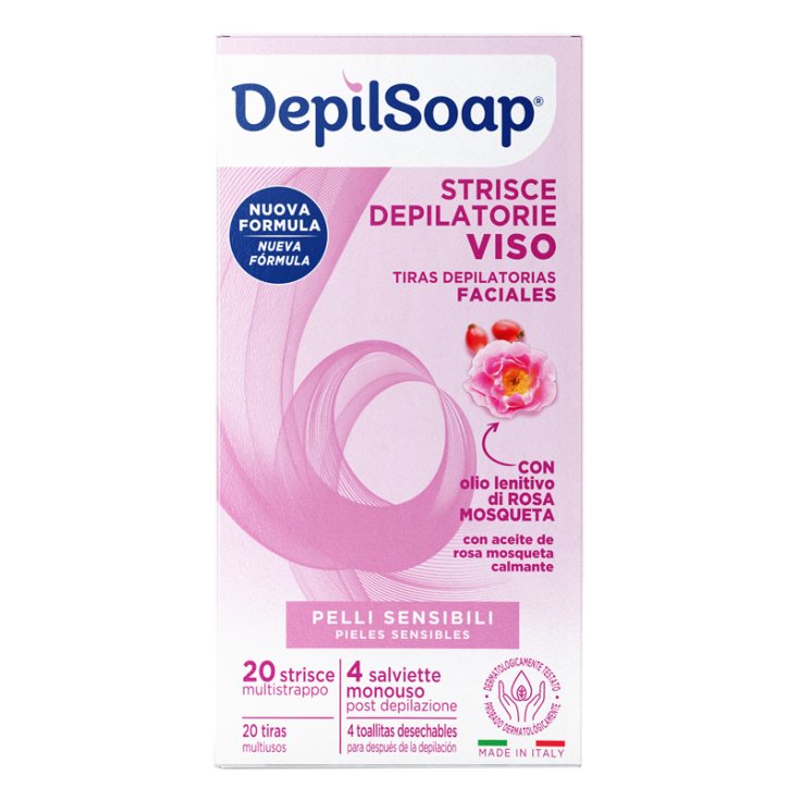 DEPILSOAP STRISCE VISO DEL20PZ