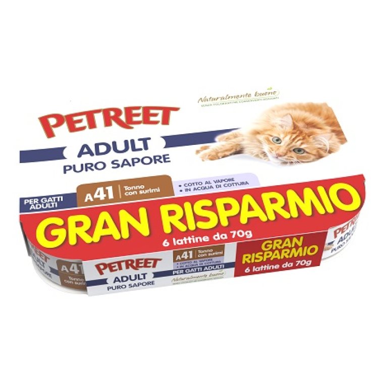 PETREET PURE SAP TON+ARA 6X70G