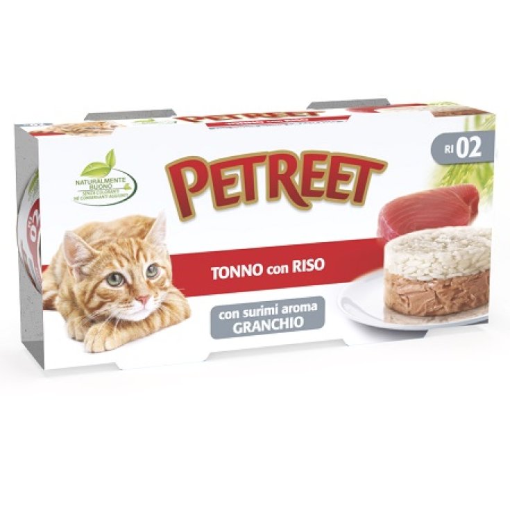 PETREET TUNA RICE GRANC2X170G