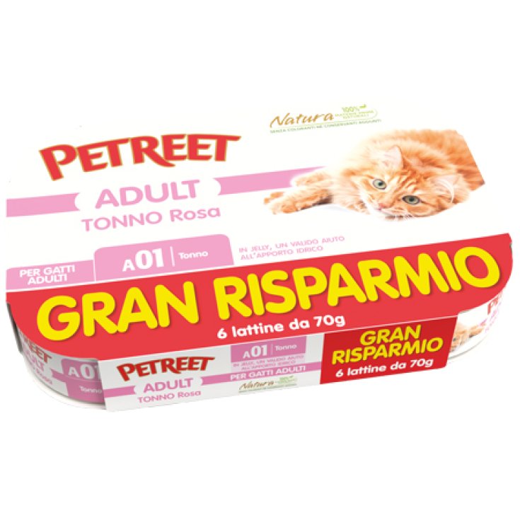 PETREET PINK TUNA 6X70G