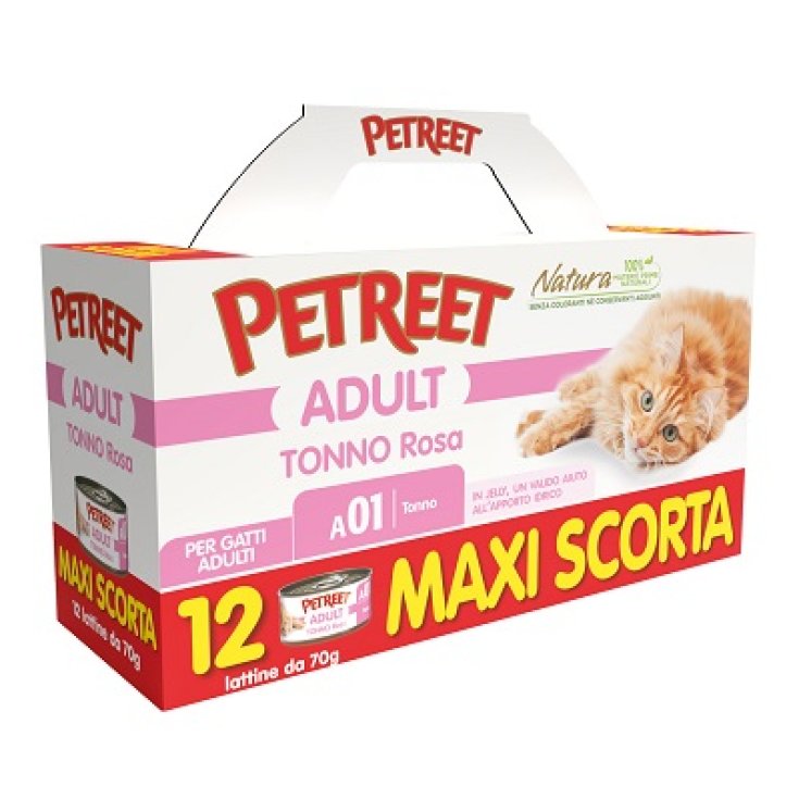 PETREET PINK TUNA 70G 12PCS