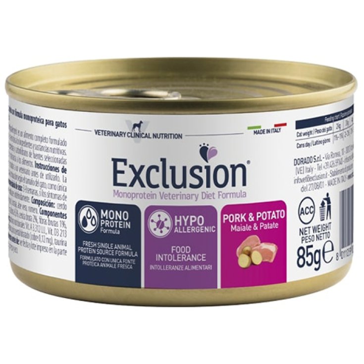 EXCLUSION MD CAT HYPO PORK85G