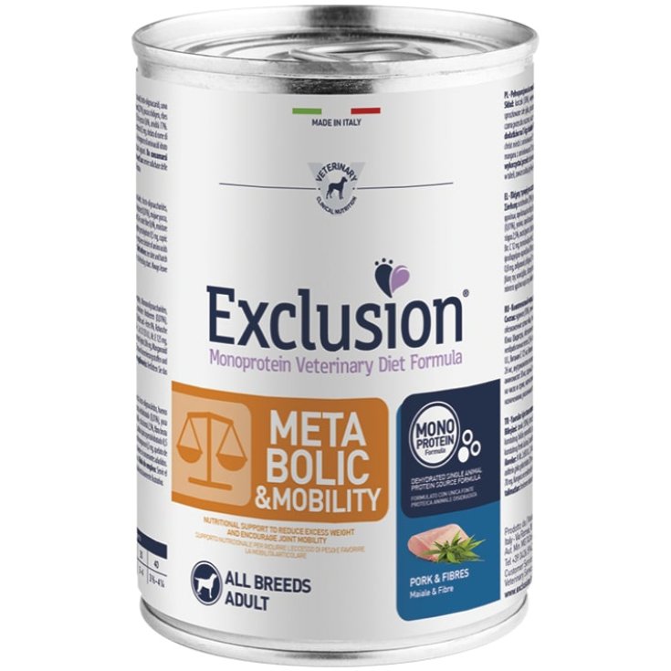 EXCLUSION MD MM PORK/FIBR400G EXCLUSION MD MM PORK/FIBR400G