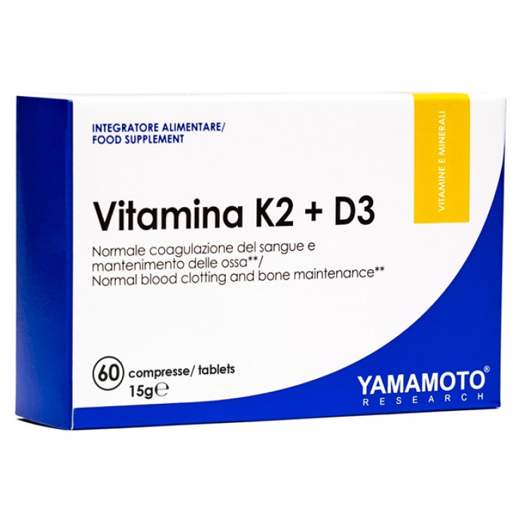 Vitamina K2 + D3 YAMAMOTO RESEARCH 60 Compresse