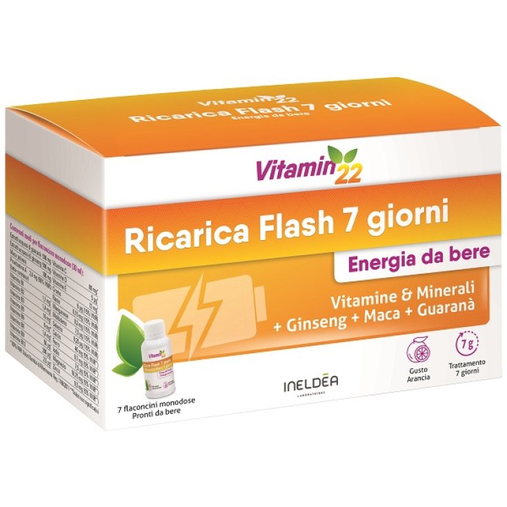 Vitamina 22&nbsp;Ricarica Flash 7 Giorni