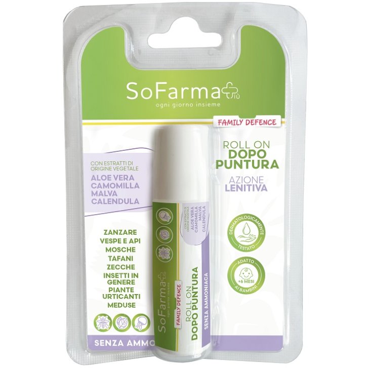 Sofarmapiu Roll On Dopo Puntura Naturale, 20 ml
