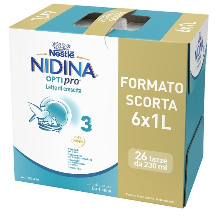 Nidina Optipro 3 Nestl&egrave; 6x1000ml