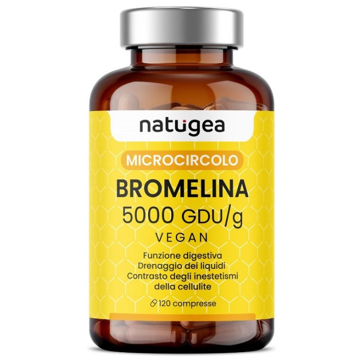 BROMELINA 5000GDU/g&nbsp;natugea 120 Compresse