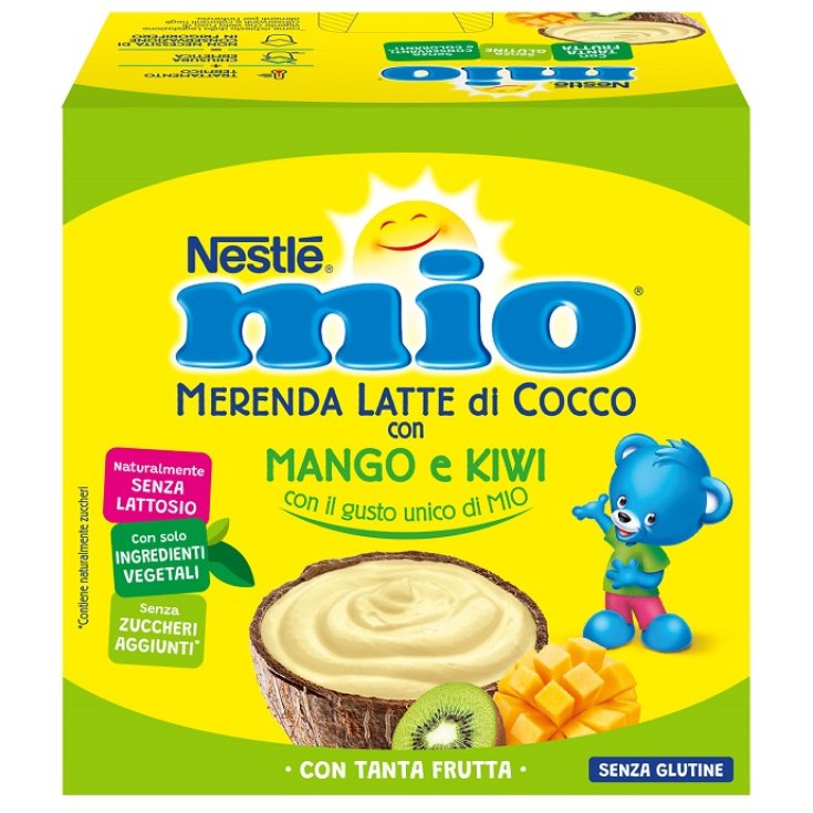 Merenda Latte di Cocco con Mango e Kiwi mio Nestl&eacute; 4x90g