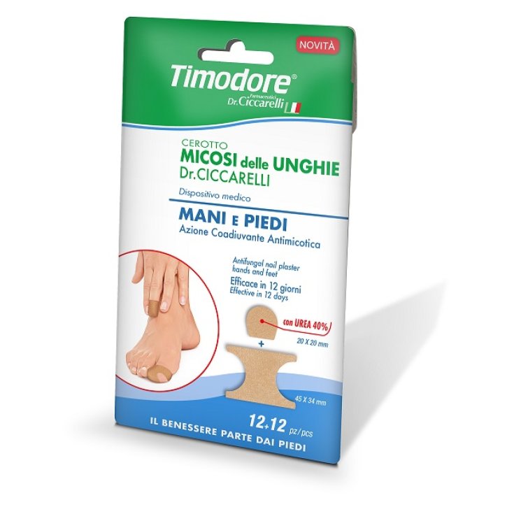 Cerotto Micosi Unghie Timodore 12+12 Pezzi