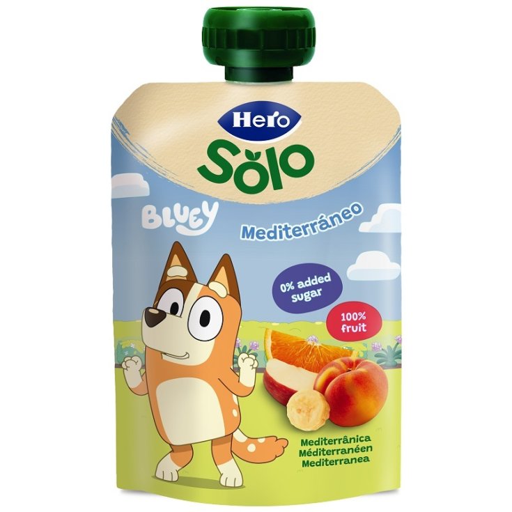 Hero Merenda Mela Banana Pesca Albicocca Bluey 100 g