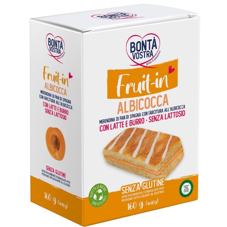 Fruit-in Albicocca Bont&agrave; Vostra 4x40g