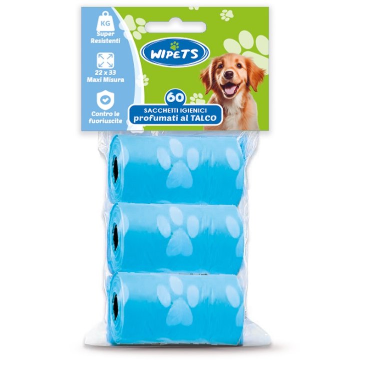 Idrofil Wipets Easy Sacchetti Igienici per Animali, 60 Pezzi