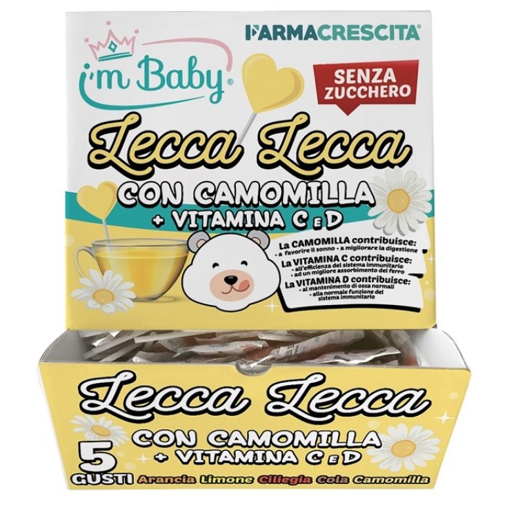 Espositore Lecca Lecca Camomilla i'm Baby 200 Pezzi