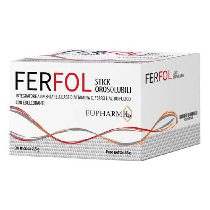 Ferfol Eupharm 20 Orosoluble Sticks of 2.3g