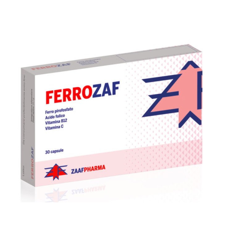 Ferrozaf Zaaf Pharma 30 Capsules