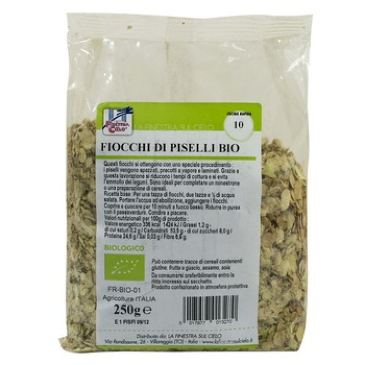 Organic Pea Flakes La Finestra Sul Cielo 250g