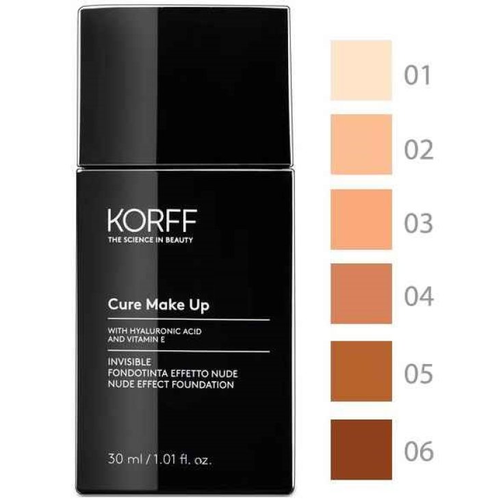 Invisible Foundation Effect Nude Cure Make Up KORFF 06 30ml