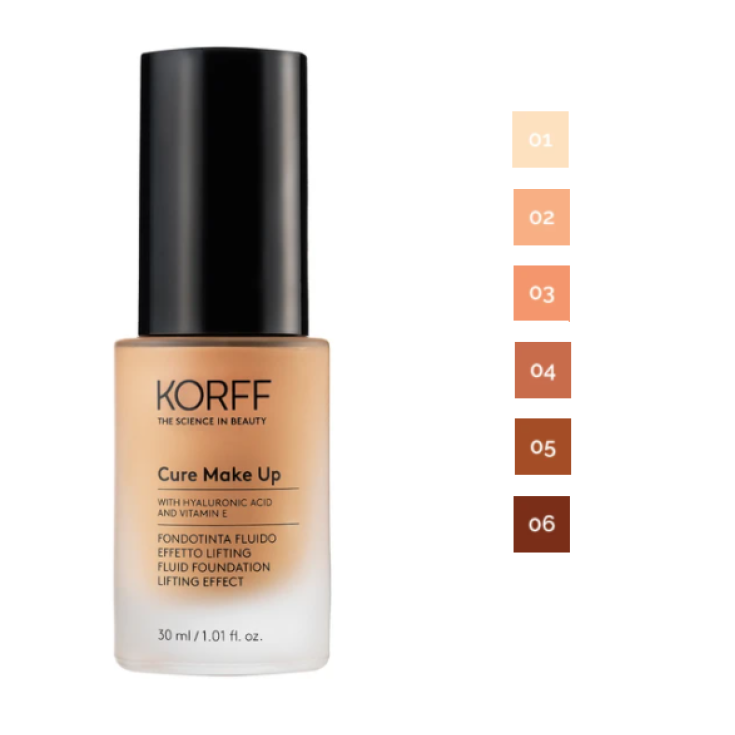 Fluid Foundation Lifting Effect Cure Make Up KORFF 06 30ml