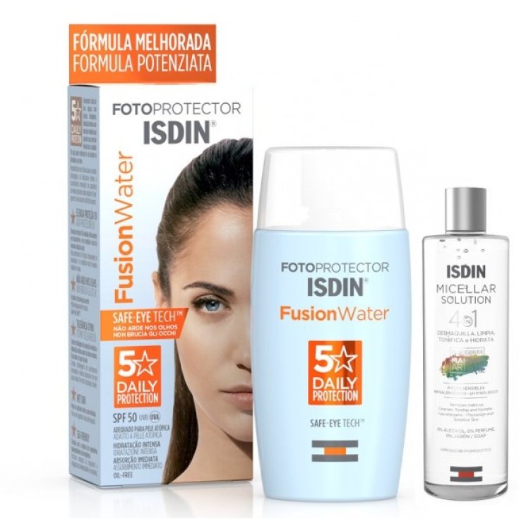Photoprotector Fusion Water + Micellar Isdin Pack
