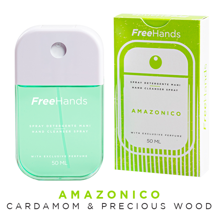 FreeHands Amazonico Fragrance Hand Cleanser Spray 50ml