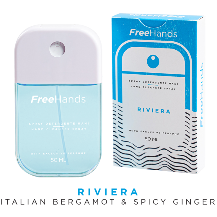 FreeHands Riviera Fragrance Hand Cleanser Spray 50ml