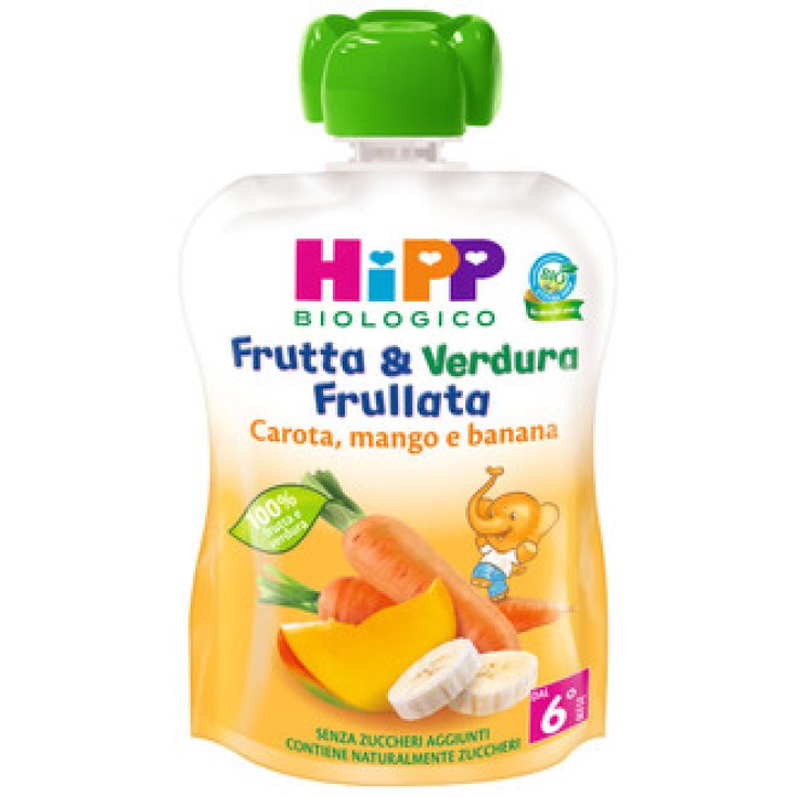 Fruit & Vegetables Puree Carrot Mango Banana HiPP Bio 90g