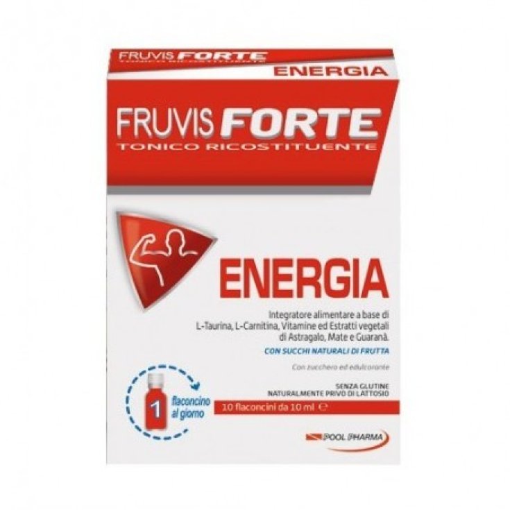 Fruvis Forte Energia Pool Pharma 10 Vials of 10ml