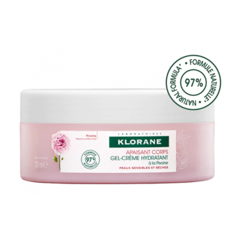 Klorane Peony Moisturizing Cream Gel 200ml