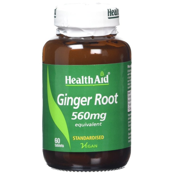 Ginger Root 560mg HealthAid® 60 Tablets