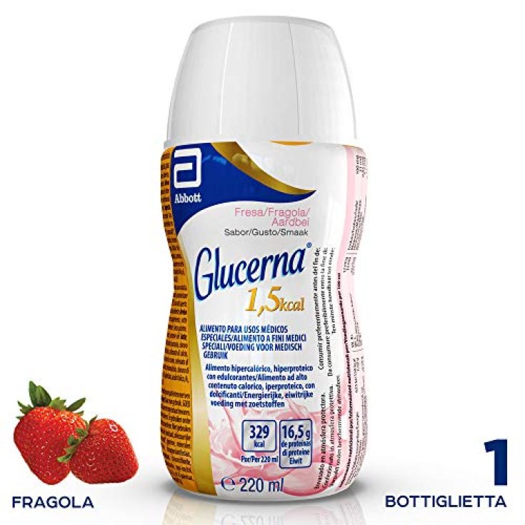 Glucerna® 1,5kcal Abbott Strawberry Flavor 220ml