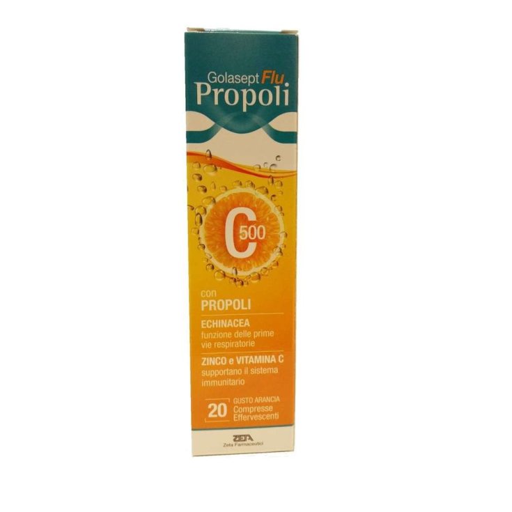 Golasept Flu Propolis Zeta Pharmaceuticals 20 Effervescent Tablets