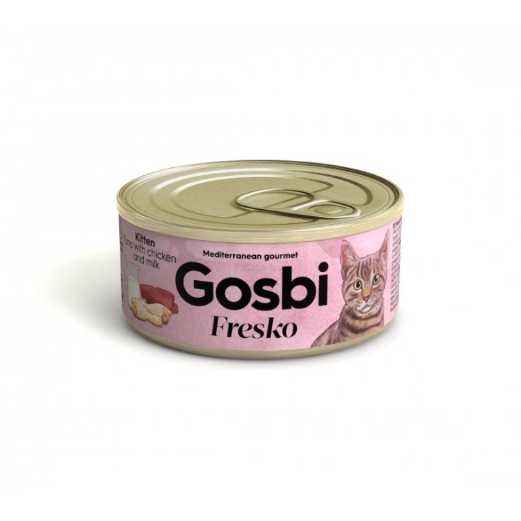 Gosbi Fresko Adult Tuna With Chicken And Milk GOSBI PetFood 70g