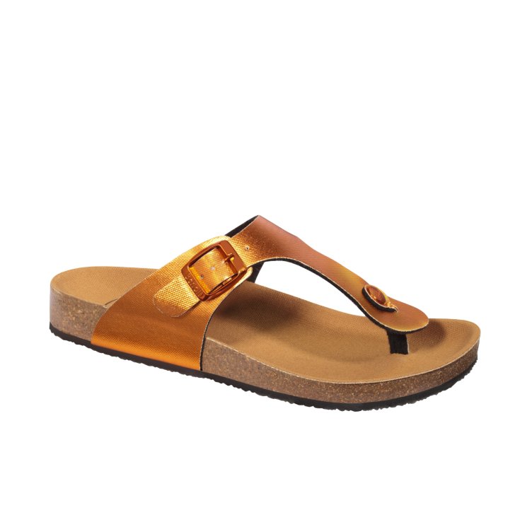 Greeny Flip Flop Scholl® Bioprint® Copper Woman Flip Flops Size 40