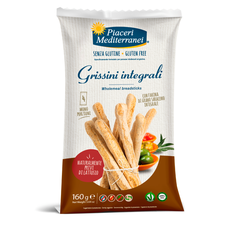 Whole Wheat Breadsticks Piaceri Mediterranei 160g