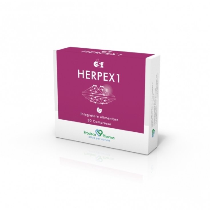 GSE HERPEX 1 SUPPLEMENT Prodeco Pharma 30 Tablets