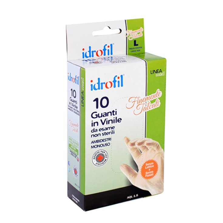 Idrofil Vinyl Gloves Size S 10 Pieces