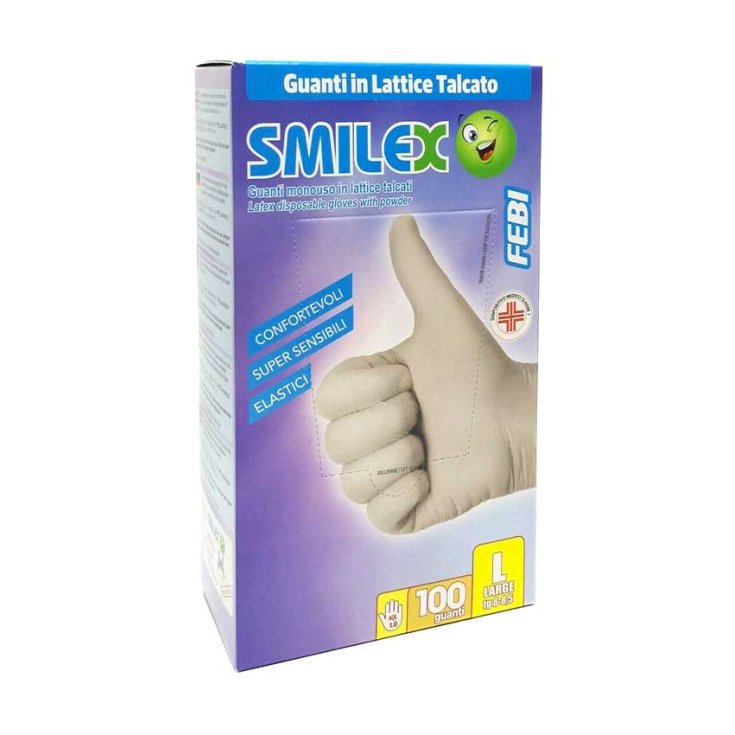 Smilex Febi Latex Gloves 100 Pieces
