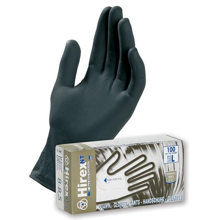 Black HirexNt Nitrile Gloves 100 Pieces