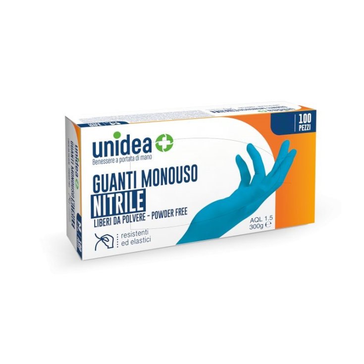 Unidea NITRILE GLOVES Size L 100 Pieces
