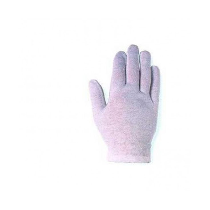 White Eco Cotton Glove Biemme Farma Size 6