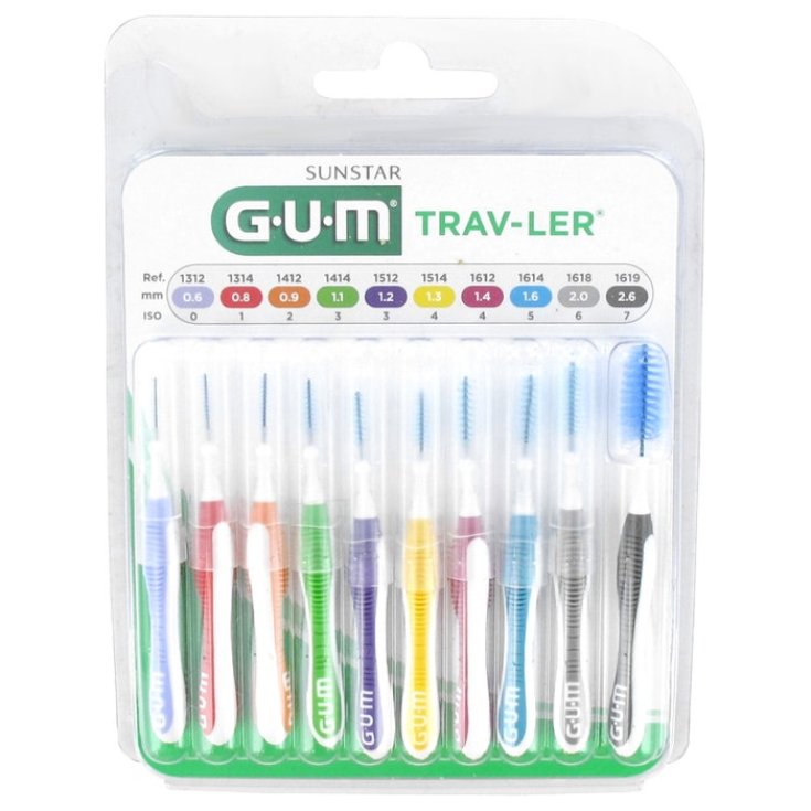 Gum® Trav-Ler® Sunstar Cleaners 10 Pieces